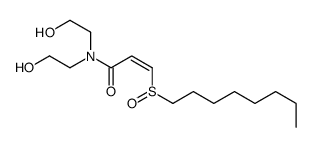 N,N-bis(2-hydroxyethyl)-3-octylsulfinylprop-2-enamide Structure