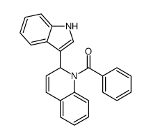 [2-(1H-indol-3-yl)-2H-quinolin-1-yl]-phenylmethanone Structure