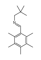 N-(2,2-dimethylpropyl)-1-(2,3,4,5,6-pentamethylphenyl)methanimine结构式
