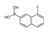 (8-氟-2-萘)-硼酸(9ci)结构式