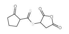 3-(2-oxocyclopentanecarbothioyl)sulfanyloxolane-2,5-dione Structure
