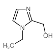 (1-乙基-1H-咪唑-2-基)甲醇结构式