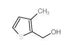 (3-甲基噻吩-2-基)甲醇结构式