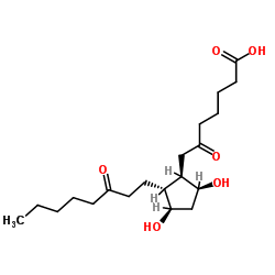 6,15-diketo-13,14-dihydro Prostaglandin F1α Structure