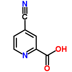 4-Cyano-2-pyridinecarboxylic acid Structure