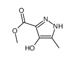 1H-Pyrazole-3-carboxylic acid,4-hydroxy-5-methyl-,methyl ester Structure