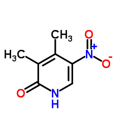 2-羟基-3,4-二甲基吡啶结构式