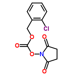2-氯-N-琥珀酰亚胺基碳酸酯结构式