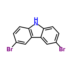 3,6-二溴咔唑结构式