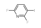 2,6-二氟-3-碘吡啶结构式