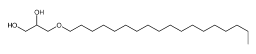 3-octadecoxypropane-1,2-diol Structure