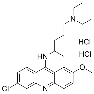 Quinacrine (dihydrochloride) Structure