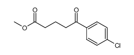 methyl 5-(4-chlorophenyl)-5-oxopentanoate结构式
