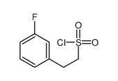 2-(3-氟苯基)-乙磺酰氯结构式