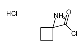 1-aminocyclobutane-1-carbonyl chloride,hydrochloride Structure