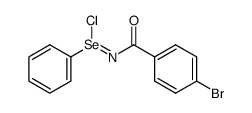 N-p-bromobenzoylbenzeneseleninimidoyl chloride结构式