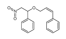 3-(2-nitro-1-phenylethoxy)prop-1-enylbenzene Structure