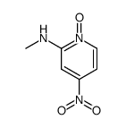2-methylamino-4-nitropyridine N-oxide Structure