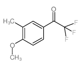 4-甲氧基-3-甲基-2,2,2-三氟苯乙酮结构式