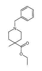 ethyl 1-benzyl-4-methylpiperidine-4-carboxylate Structure