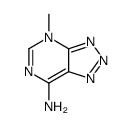 4H-1,2,3-Triazolo(4,5-d)pyrimidin-7-amine, 4-methyl- Structure