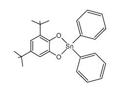 4,6-di-tert-butyl-2,2-diphenylbenzo[d][1,3,2]dioxastannole Structure