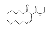 2-ethoxycarbonyl-3-cyclotetradecan-1-one结构式