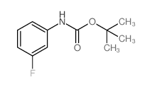 1-N-Boc-3-氟苯胺结构式