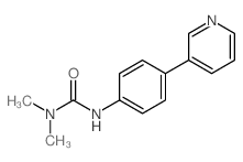 1,1-dimethyl-3-(4-pyridin-3-ylphenyl)urea Structure