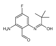 N-(3-amino-5-fluoro-2-formylphenyl)-2,2-dimethylpropanamide结构式