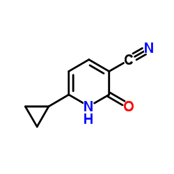 6-cyclopropyl-2-hydroxy-nicotinonitrile Structure