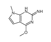 4-methoxy-7-methylpyrrolo[2,3-d]pyrimidin-2-amine结构式