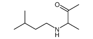 3-(3-methylbutylamino)butan-2-one结构式