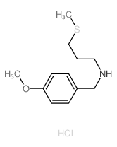 N-[(4-methoxyphenyl)methyl]-3-methylsulfanyl-propan-1-amine结构式