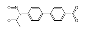 N-(4'-nitro-biphenyl-4-yl)-N-nitroso-acetamide Structure