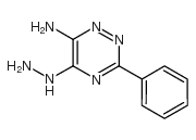 6-Amino-3-phenyl-1,2,4-Triazin-5(2H)-one hydrazone结构式