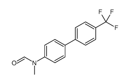 Formamide, N-methyl-N-[4'-(trifluoromethyl)[1,1'-biphenyl]-4-yl]结构式