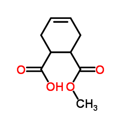 (1S,2R)-1,2,3,6-四氢邻苯二甲酸2-氢1-甲酯结构式