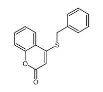 4-benzylsulfanylchromen-2-one结构式