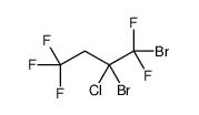 1,2-Dibromo-2-chloro-1,1,4,4,4-pentafluorobutane Structure