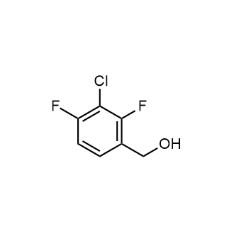 3-氯-2,4-二氟苯甲醇结构式