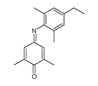 2,6-dimethyl-p-benzoquinone 4-(4-ethyl-2,6-dimethylanil) Structure