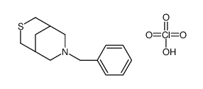 7-benzyl-3-thia-7-azabicyclo[3.3.1]nonane,perchloric acid结构式