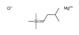 magnesium,trimethyl(3-methylbutyl)silane,chloride结构式