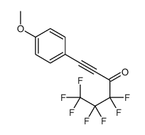 4,4,5,5,6,6,6-heptafluoro-1-(4-methoxyphenyl)hex-1-yn-3-one结构式