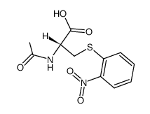 N-acetyl-S-(2-nitro-phenyl)-L-cysteine结构式