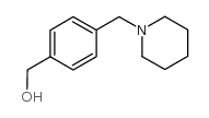 [4-(哌啶-1-基甲基)苯基]甲醇结构式