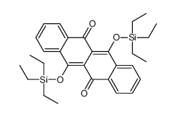 6,12-bis(triethylsilyloxy)tetracene-5,11-dione Structure