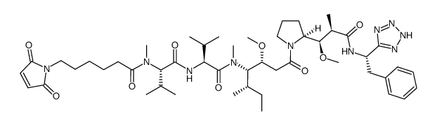 MC-MMAF-tetrazole Structure