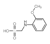 Methanesulfonic acid,1-[(2-methoxyphenyl)amino]- Structure